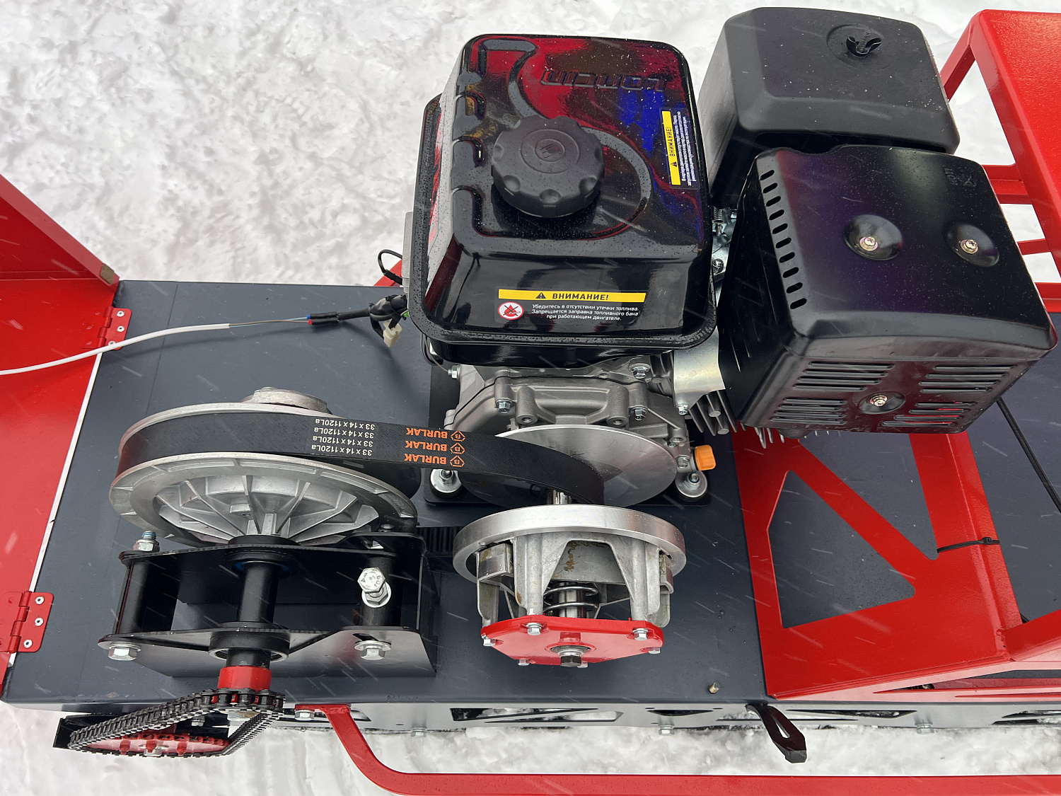 Мотобуксировщик EX-MOTO SNOWDOG S500 15л.с в Иркутске