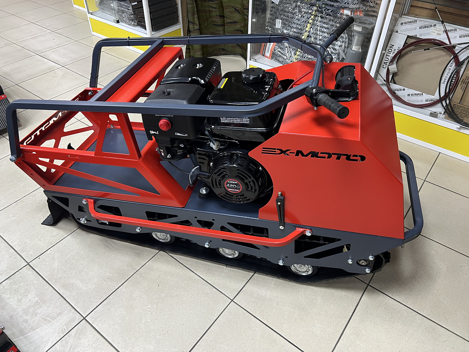 Мотобуксировщик EX-MOTO SNOWDOG S500 15л.с в Иркутске