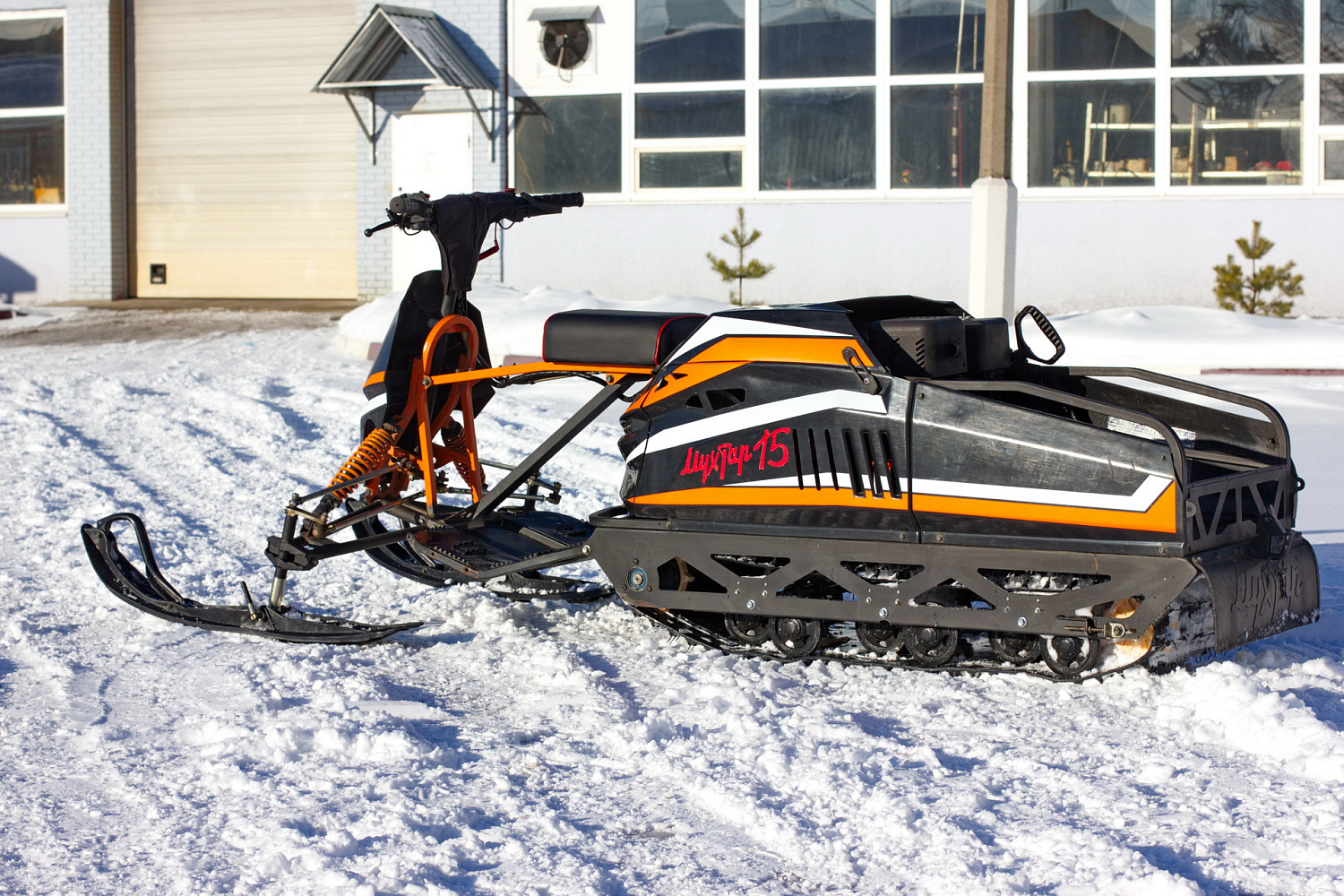 Мотобуксировщик IRBIS Мухтар 15 с лыжным модулем в комплекте в Иркутске