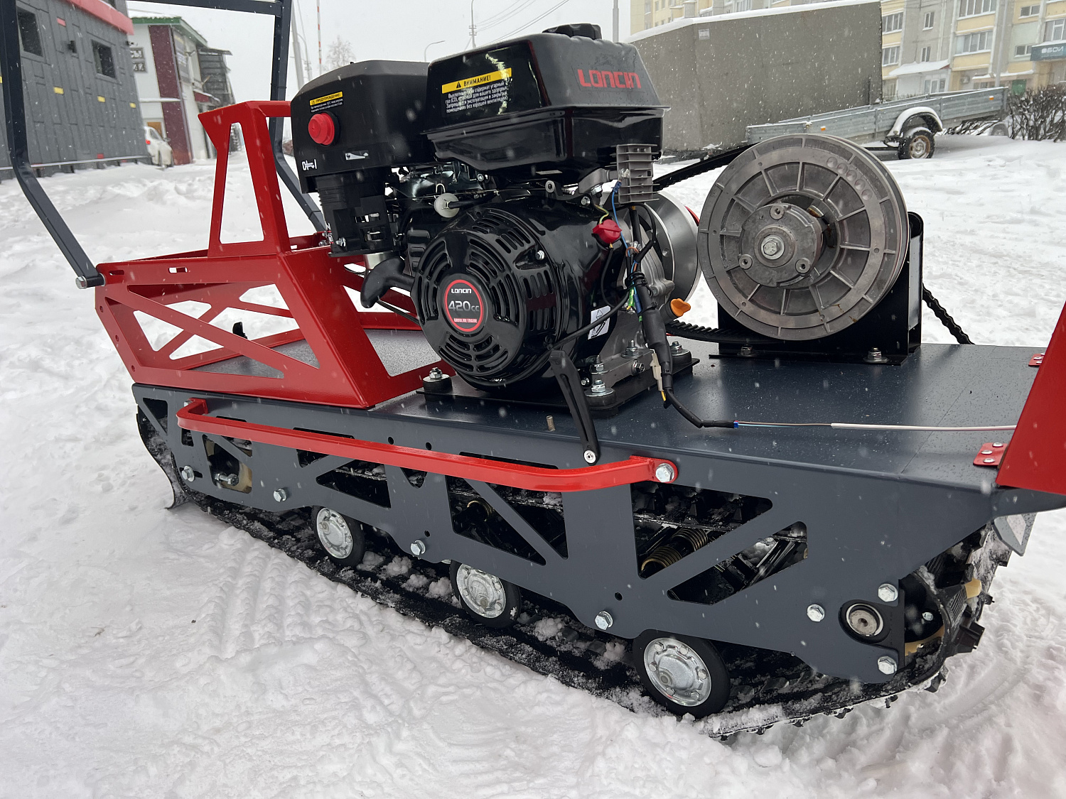 Мотобуксировщик EX-MOTO SNOWDOG S500 15л.с в Иркутске