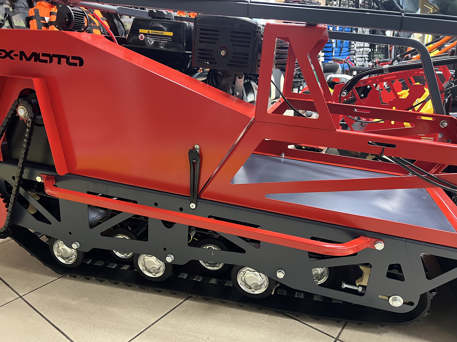 Мотобуксировщик EX-MOTO SNOWDOG S500 15л.с в Иркутске