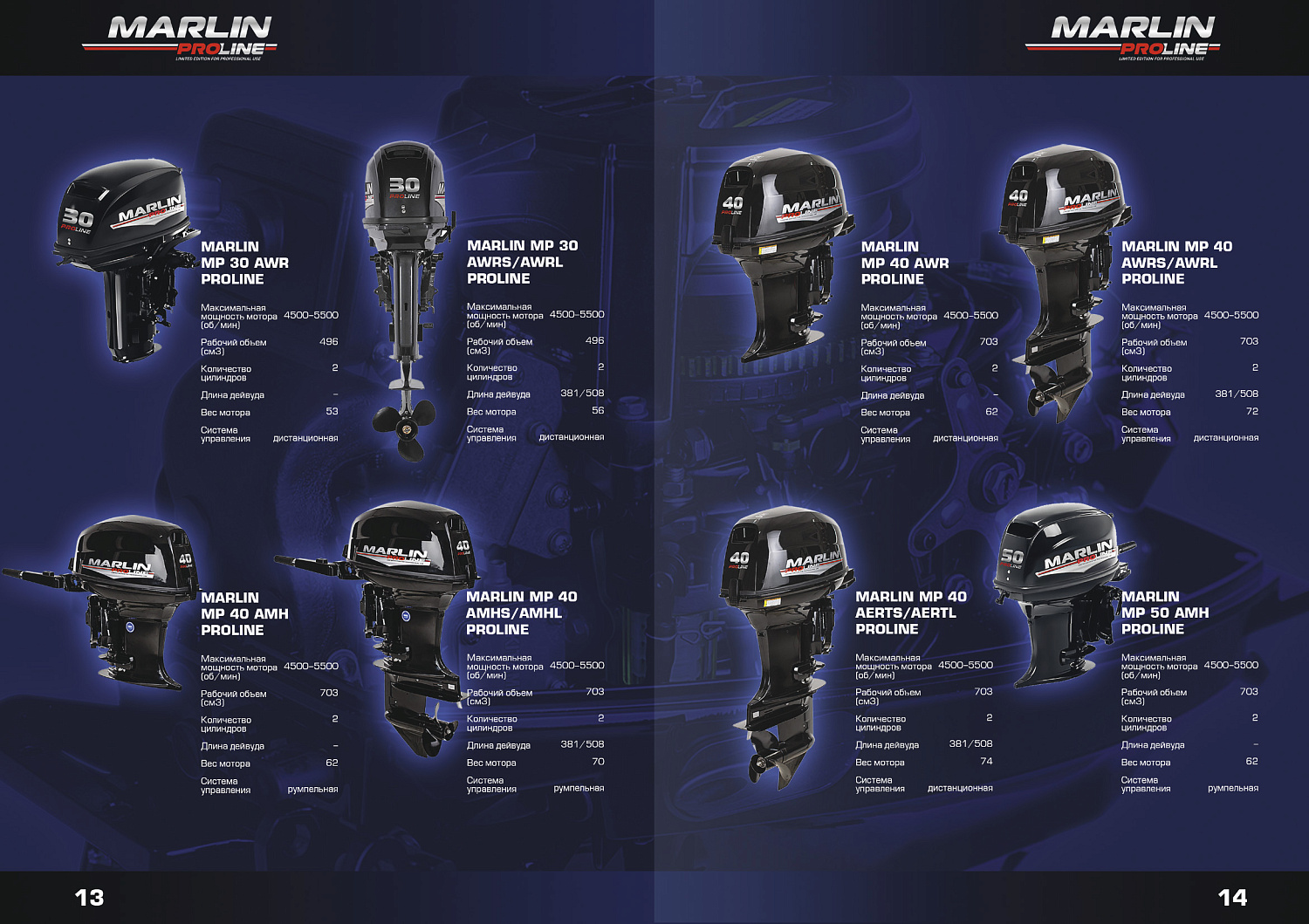 Лодочный мотор MARLIN PROLINE MP 40 AERTL в Иркутске