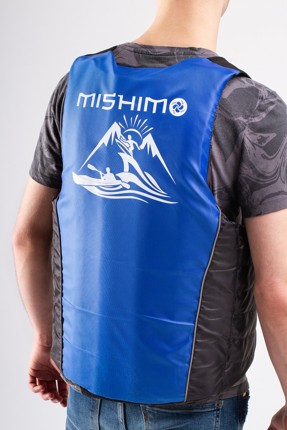 Жилет спасательный MISHIMO PRO Премиум качества Черно-синий в Иркутске