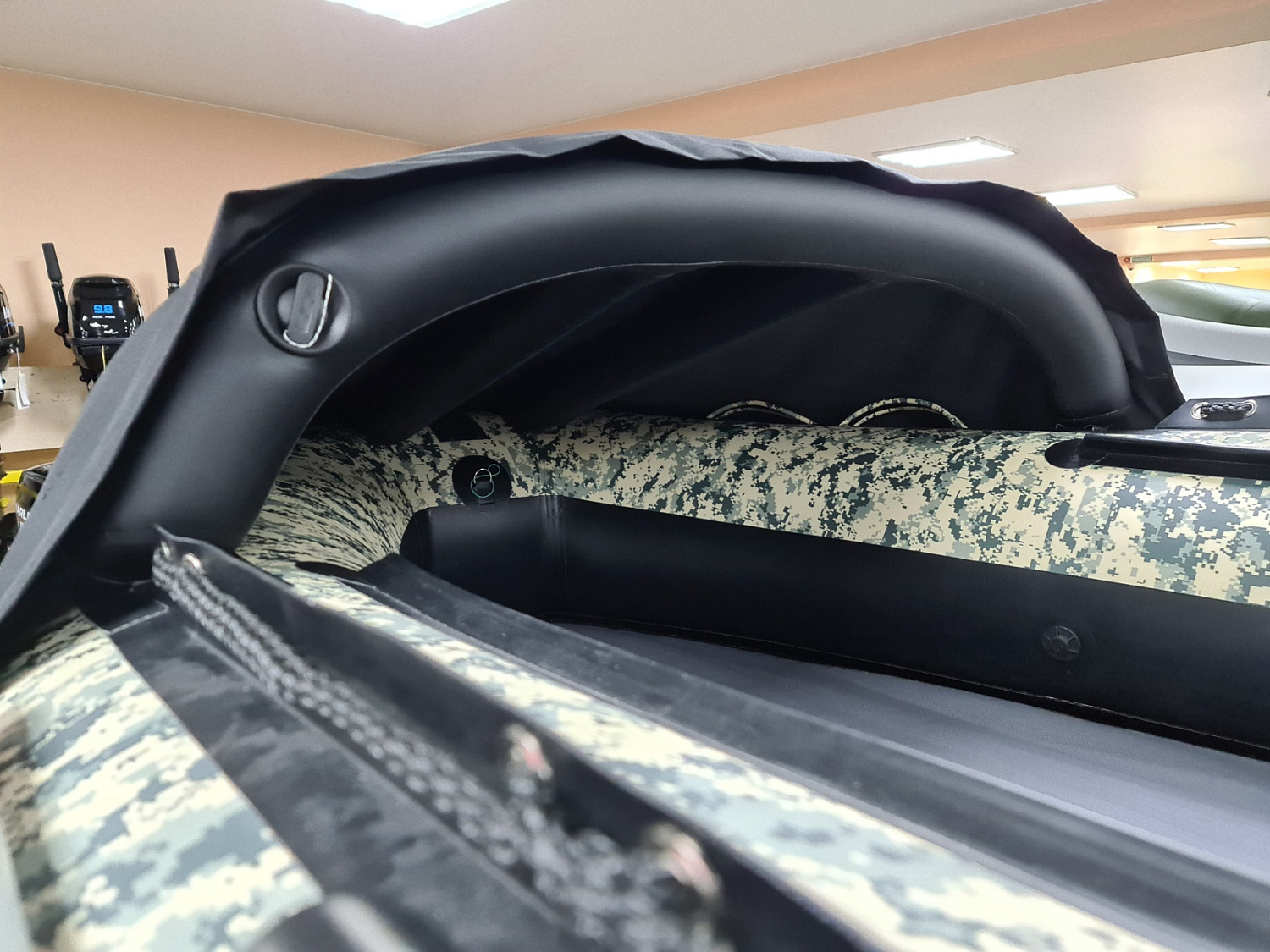 КОМПЛЕКТ НОСОВОГО ТЕНТА К ЛОДКЕ SMARINE AIR MAX 380 ЧЕРНЫЙ в Иркутске