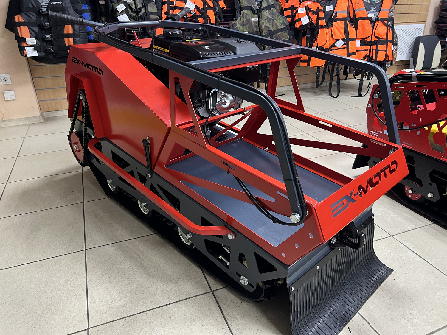 Мотобуксировщик EX-MOTO SNOWDOG S500 15л.с в Иркутске