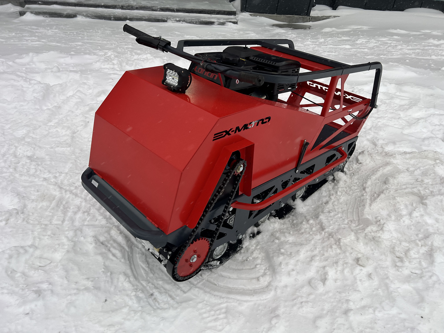 Мотобуксировщик EX-MOTO SNOWDOG S500 15л.с в Иркутске