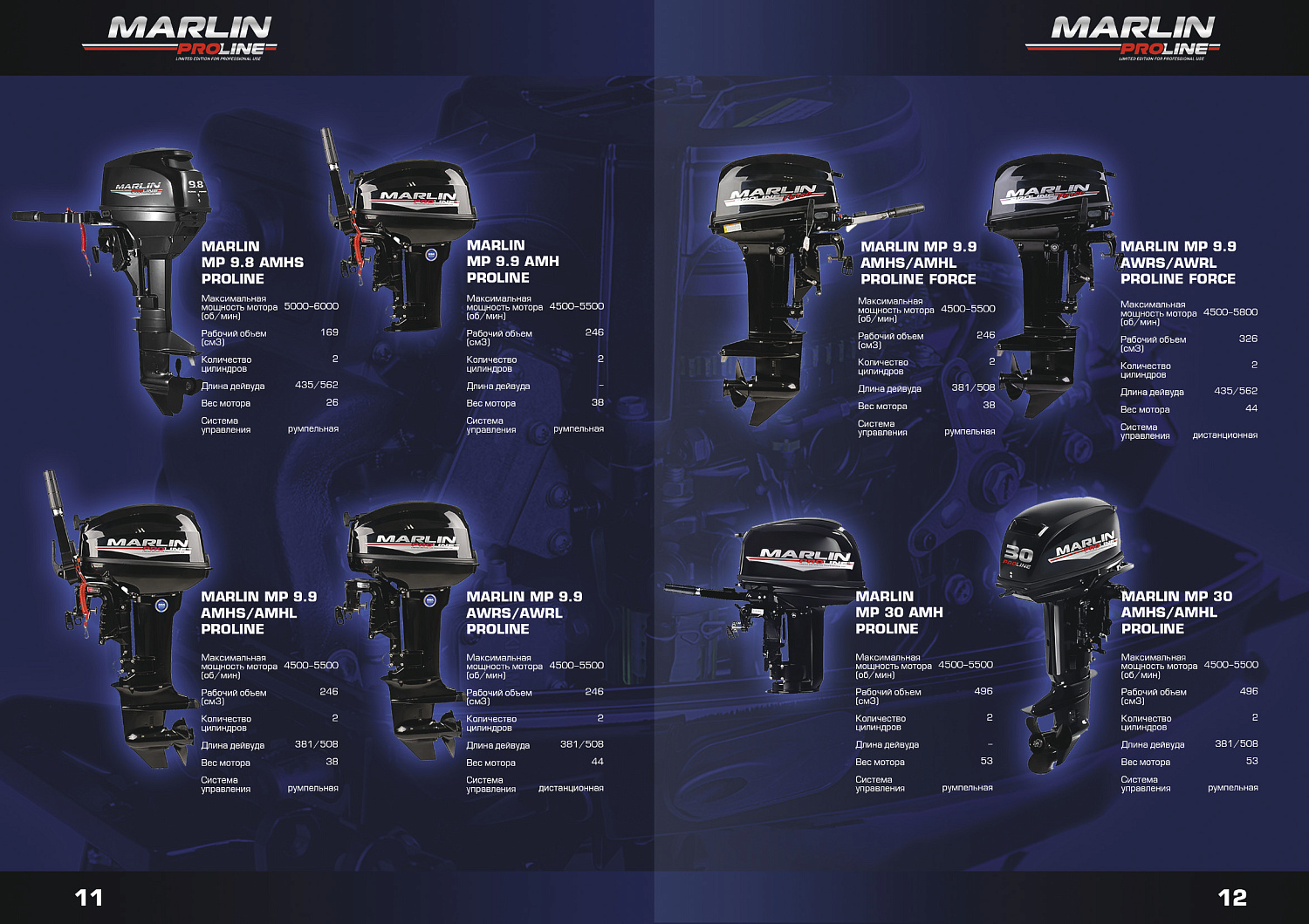 Лодочный мотор MARLIN PROLINE MP 40 AERTL в Иркутске