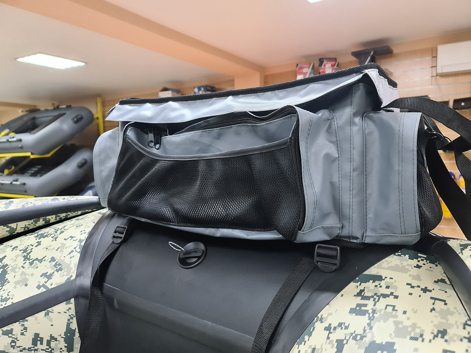 СУМКА ЛЮКС НА БАЛЛОН ДЛЯ ЛОДОК ПВХ 50Х25Х25 СМ в Иркутске